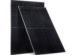 Succebuy Moduli Solari Monocristallini 400 W, Set Di 2, Modulo Fotovoltaico Con Connessione MC4 E Cornice In Alluminio, Pannello Solare Impermeabile IP65, Ideale Per Applicazioni Off-Grid Come Auto, Barche, Camper E Tetti Piani