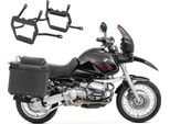 Valigia In Alluminio + Portavaligie Per Bmw R 1100 Gs / R 1150 Gs / Adventure 94-