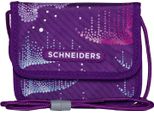 Schneiders Borsello Da Collo Portafoglio Neck Pouch Wavy Dots Porpora