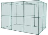 Tenda Protettiva Per Piante Succebuy, 2900X1940X1940 Mm Con Rete Protettiva, Porta Con Cerniera, Design Resistente Al Vento, Gabbia Per Piante Per Aiuole Rialzate All'aperto, Giardino, Terrazza E Prato