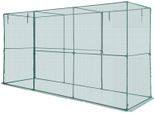 Tenda Protettiva Per Piante Succebuy, 3560X1200X1940 Mm Con Copertura In Rete, Porta Con Cerniera, Resistente Al Vento, Gabbia Per Piante Per Aiuole Rialzate, Giardino, Terrazza E Prato All'aperto