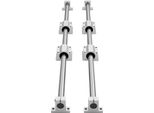 Succebuy Guide Lineari SFC25, Set Di 2 1000 Mm Con 4 Pattini Di Scorrimento, Guide Per Macchine Da Incisione, Torni E Fresatrici Fai-Da-Te E Piastre Oscillanti Di Esercitazione