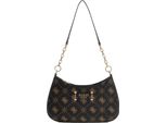 Borse Guess Borsa A Mano In Ecopelle Carrie Logo Top Zip Borsa A Spalla Logo Espresso