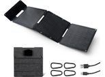 Succebuy Pannello Solare Pieghevole Da 30 W, Modulo Solare Monocristallino Con Tecnologia 16BB Di Tipo N, Caricatore Solare Portatile Con Connessioni USB-A, USB-A (QC3.0) E Type-C Per Attività All'aperto, Smartphone E Tablet