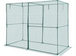 Tenda Protettiva Per Piante Succebuy, 2396X1200X1800 Mm Con Copertura In Rete, Porta Con Cerniera, Gabbia Protettiva Per Aiuole Rialzate All'aperto, Rete Di Copertura Per Giardino, Terrazza E Prato