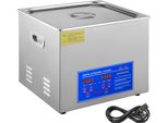 Succebuy Pulitore Ad Ultrasuoni 15L Con Riscaldatore, Pulitore Ad Ultrasuoni In Acciaio Inox Da 360W Per Occhiali, Gioielli, Dentiere, Monete E Altro.