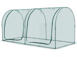 Succebuy Tenda Protettiva Per Piante 2489X1200X1200 Mm, Rete Protettiva Con Porta Con Cerniera, Tenda Resistente Al Vento Per Aiuole Rialzate, Giardino, Terrazza E Aree Esterne