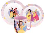 Servizio Da Tavola Disney Princess True, Set In Microplastica Con Tazza Da 350 Ml