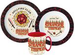 Set Di Stoviglie Upside Down, Set In Microplastica Con Tazza Da 350 Ml
