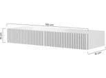 Scrivania Sospesa Nicole Con 2 Cassetti – Scrivania Sospesa, Cashmere | Colore: Cashmere | Dimensioni: 100X15X41 Cm