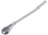 Bere Cannuccia Bombilla, Tè Zucca Bombilla Cannuccia In Acciaio Inox, Argento Filtrato Per Cucchiai Grande Regalo