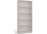 Libreria R80 Con 4 Ripiani – Elegante Spazio Contenitivo | Colore: Cashmere | Dimensioni: 80X30X182 Cm