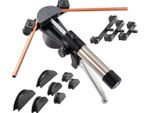 Succebuy Curvatubi Idraulico, 6-22 Mm, Curvatubi Per Curve A 90°, Con 7 Ganasce In Lega Di Alluminio, Adatto Per Lavori Di Climatizzazione, Refrigerazione E Riparazione Di Veicoli