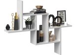 Scaffale Sospeso Fiesta – Moderno Scaffale A Muro Per Ulteriore Spazio Contenitivo | Rovere Lavorato Artigianalmente | 90X15X73,5 Cm
