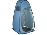 Tenda Da Doccia Pop-Up Succebuy (119X119X210 Cm) Con Montaggio Rapido, Tenda Spogliatoio Incl. Picchetti, Corde E Borsa Per Il Trasporto, In Poliestere 190T, Perfetta Per Il Campeggio, La Spiaggia E La Pesca, Blu