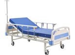 Letto Elettrico Succebuy Con 2 Funzioni, Schienale E Poggiagambe Regolabili, Ruote Da 12,7 Cm E Materasso In Schiuma Per Assistenza Domiciliare, Case Di Riposo E Ospedali, Portata Massima 250 Kg