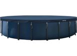 Intex 28091 Telo Copri Piscina Rotondo 732 Cm Telo Protettivo Deluxe Con Sporgenza Di 20 Cm