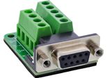 Inline® Morsettiera Con Presa D-Sub 9, 2 File, Terminale A Vite