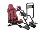Gtplayer Simulator Cockpit, Supporto Per Volante Da Simulatore Di Guida Con Altoparlanti Stereo 3D, Supporto Per Monitor, Supporto Regolabile Per Volante, Supporto Per Leva Del Cambio