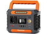 Powerstation Portatile - P66-300W - 230,88 Wh - 300 W Ca (600 W Di Picco) - Presa 220 V Ue - Usb QC3.0 E Type-C - Batteria Agli Ioni Di Sodio - Nero