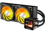 DE240 Raffreddamento Ad Acqua Della Cpu Radiatore Da 240 Mm Nero