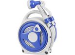 Avvolgitubo Retrattile Con Ugello Spray 8 In 1, Avvolgitubo Portatile Da 43 Piedi, Blocco Spray E Supporto Per Riporre Il Tubo, Attacco Standard Per La Pulizia Dell'irrigazione Interna Ed Esterna