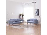 Maison Exclusive - Set Divani A 2 E A 3 Posti In Tessuto Grigio Chiaro
