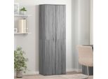 Maison Exclusive - Credenza Grigio Sonoma 60X35X180 Cm In Legno Multistrato