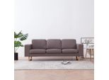 Maison Exclusive - Divano A 3 Posti In Tessuto Grigio Talpa
