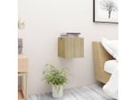 Maison Exclusive - Comodino Rovere Sonoma 30,5X30X30 Cm In Truciolato
