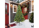 Maison Exclusive - Albero Di Natale Artificiale Preilluminato Verde 210 Cm Pvc