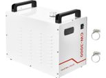 Succebuy Raffreddatore Ad Acqua Industriale CW-3000, Sistema Di Raffreddamento Con Serbatoio Da 9 Litri E Portata Di 10 L/Min, Dispositivo Con Potente Ventola Per Macchine Per Incisione E Taglio Laser