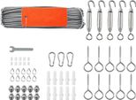 Fune Metallica In Acciaio Inossidabile Succebuy φ2 Mm, Lunghezza 35,1 M, Fune Metallica In Acciaio Inossidabile 304 Con Carico Di Rottura 2 Kn, 7X7 Trefoli, Adatta Per Ringhiere, Graticci Da Giardino E Installazioni Luminose