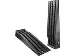 Succebuy Rampe Per Auto Set Di 2 Rampe Con Altezza Di Sollevamento Di 160 Mm, Rampe Di Servizio Portatili Per La Manutenzione Dei Veicoli, Il Cambio Dell'olio E Le Riparazioni, Capacità Di Carico Fino A 1474 Kg Per Rampa, Colore Nero