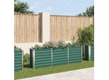 Maison Exclusive - Aiuola Rialzata Da Giardino Acciaio Zincato 240×40×77 Cm Verde
