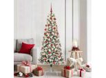 Maison Exclusive - Albero Di Natale Artificiale Pieghevole Verde E Bianco 180 Cm