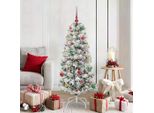 Maison Exclusive - Albero Di Natale Artificiale Pieghevole Verde E Bianco 150 Cm