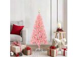 Maison Exclusive - Albero Di Natale Con 150 Led Con Supporto Rosa 120 Cm Pvc