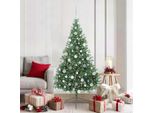 Maison Exclusive - Albero Di Natale Artificiale Preilluminato Verde 180 Cm Pvc