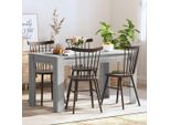 Maison Exclusive - Tavolo Da Pranzo Grigio Sonoma 140X74,5X76 Cm Materiale Ligneo