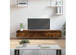 Maison Exclusive - Mobile Tv In Rovere Affumicato 150X36X30 Cm Materiale Ligneo