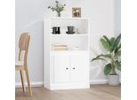 Maison Exclusive - Credenza Alta Bianca 60X35,5X103,5 Cm Materiale Ligneo