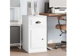Maison Exclusive - Comodino Con Cassetto Bianco 40X50X75 Cm Materiale Ligneo