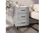 Maison Exclusive - Comodino Grigio Sonoma 40X40X66 Cm Materiale Ligneo