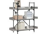 Maison Exclusive - Libreria 3 Ripiani Grigio Sonoma 100X33X108,5 Cm Materiale Ligneo