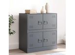 Maison Exclusive - Credenza Antracite 67X39X73 Cm Acciaio