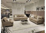 Elegante Set Da Salotto Beige: Divano A 3 Posti, Divano A 2 Posti E Poltrona