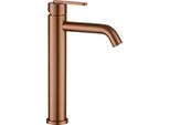 Miscelatore Lavabo Rea Ontario High Brush Copper