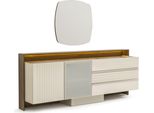 Credenza Di Design Con Specchio: Tanto Spazio Per Riporre Gli Oggetti Nel Vostro Soggiorno