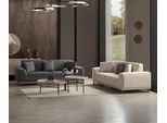 Set Salotto Di Design Grigio-Beige 2 Divani Tavolini Da Caffè